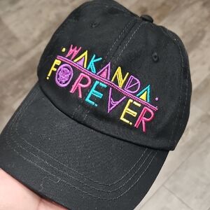 Marvel Wakanda Forever Black Cap